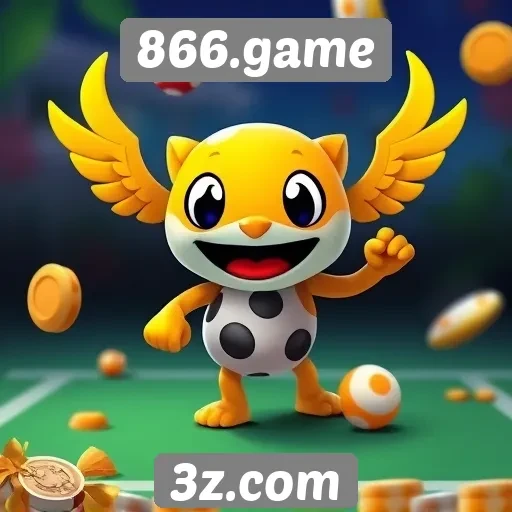 Visão geral do catálogo de jogos em 866.game