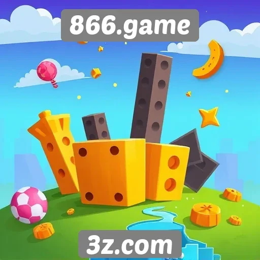 Variedade de jogos oferecidos pelo site 866.game